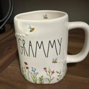 Rae Dunn Grammy Mug with Bees and Flowers